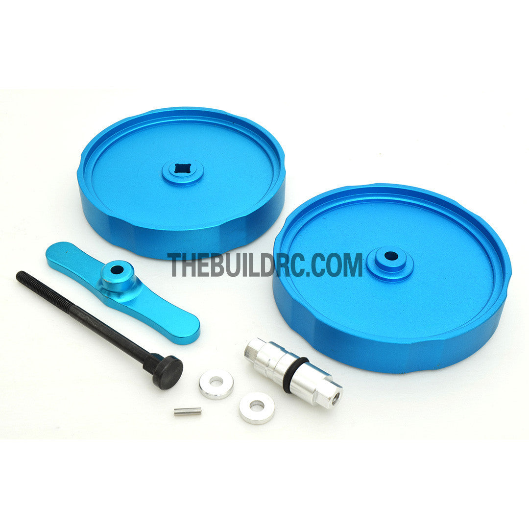 1/10 RC DRIFT Car Alloy Wheel / Rim Tire / Tyre Easy Installer / Uninstaller - Blue