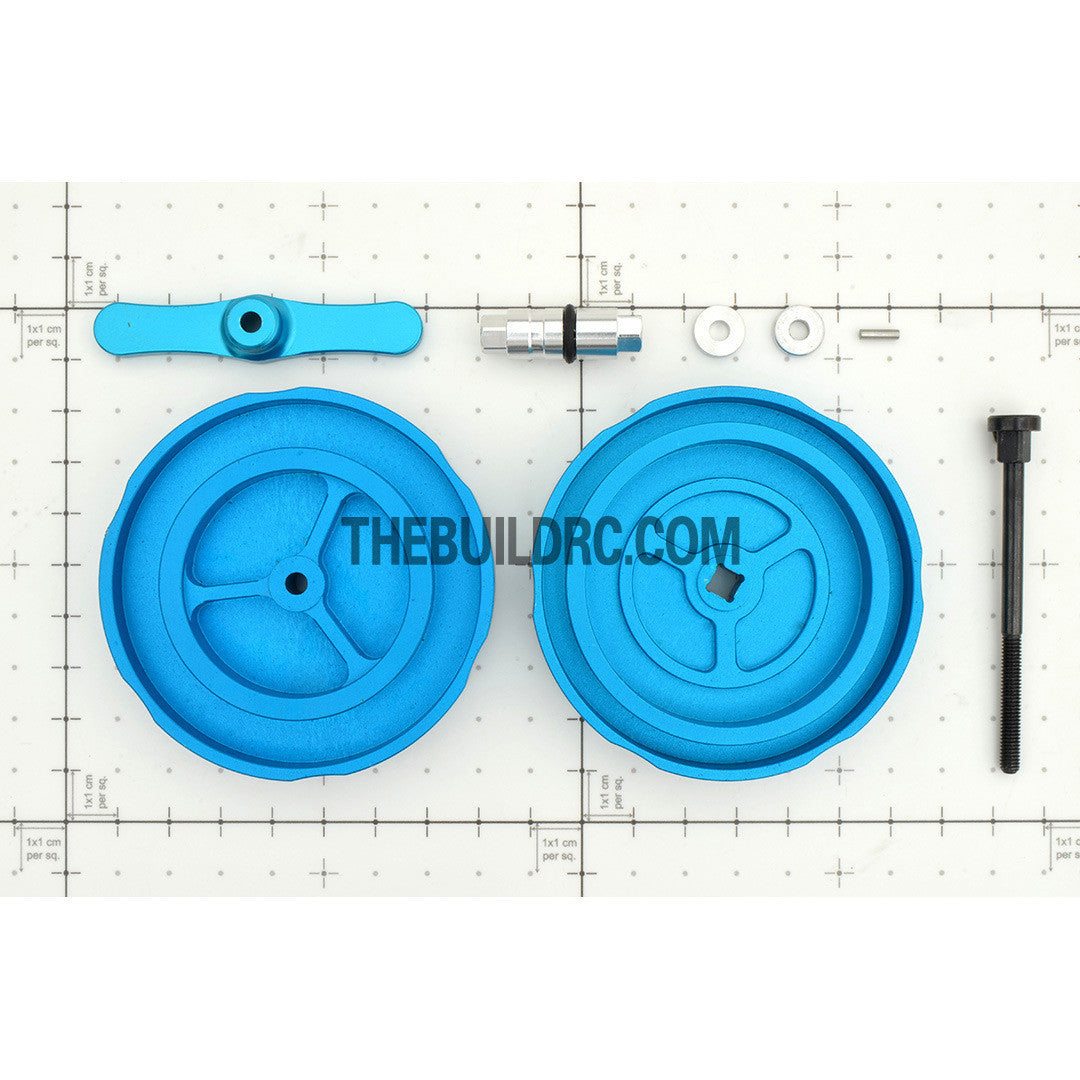1/10 RC DRIFT Car Alloy Wheel / Rim Tire / Tyre Easy Installer / Uninstaller - Blue
