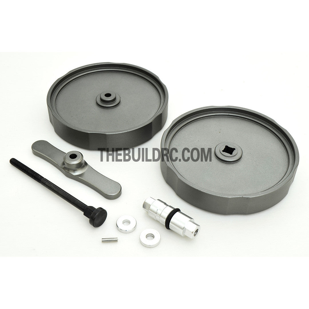 1/10 RC DRIFT Car Alloy Wheel / Rim Tire / Tyre Easy Installer / Uninstaller - Grey