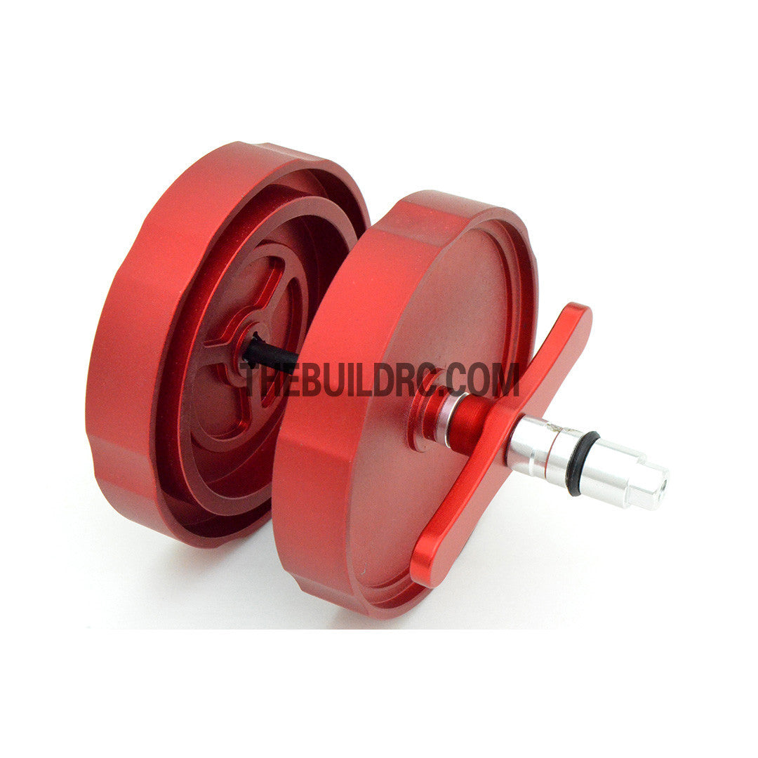 1/10 RC DRIFT Car Alloy Wheel / Rim Tire / Tyre Easy Installer / Uninstaller - Red