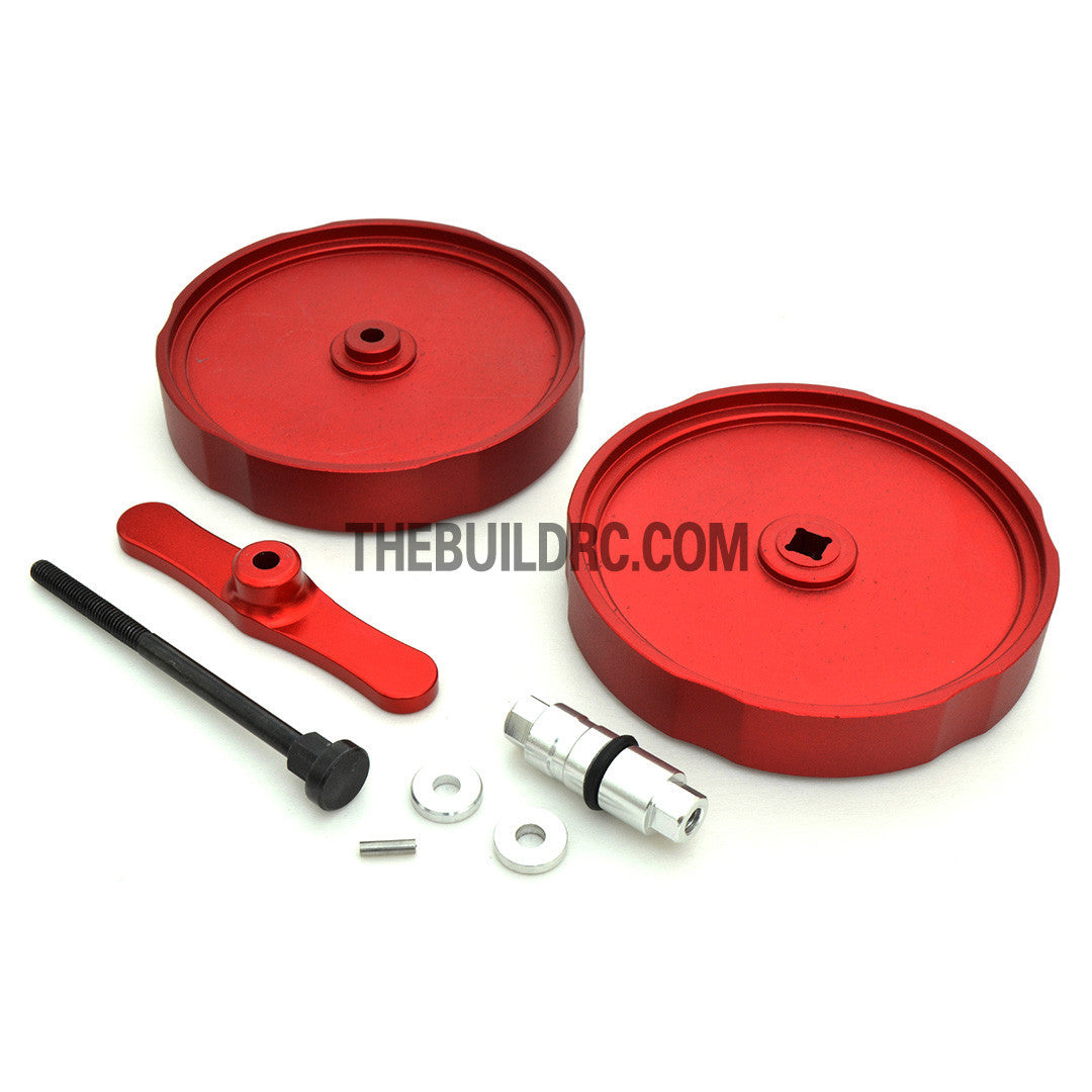1/10 RC DRIFT Car Alloy Wheel / Rim Tire / Tyre Easy Installer / Uninstaller - Red