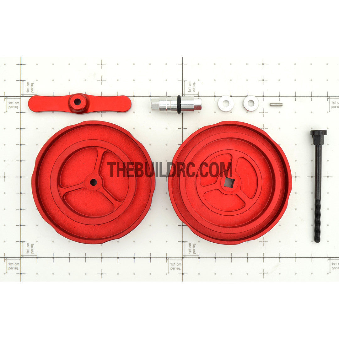 1/10 RC DRIFT Car Alloy Wheel / Rim Tire / Tyre Easy Installer / Uninstaller - Red