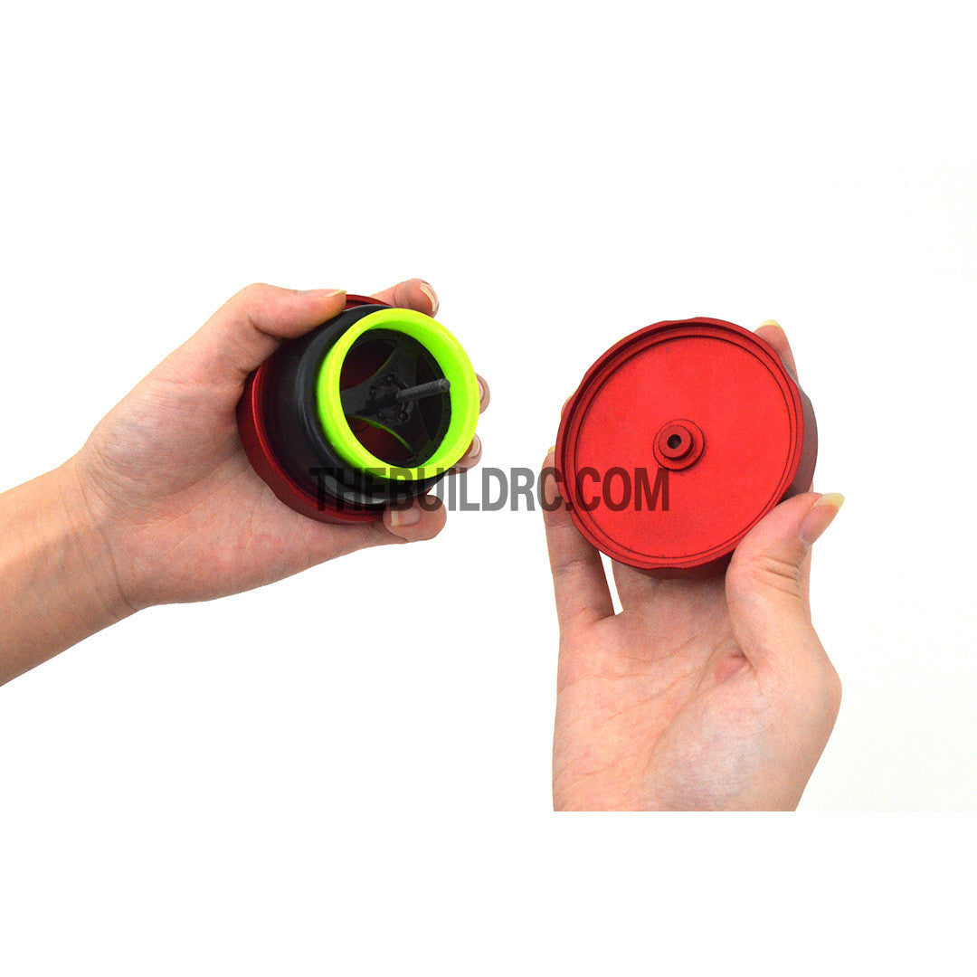 1/10 RC DRIFT Car Alloy Wheel / Rim Tire / Tyre Easy Installer / Uninstaller - Red