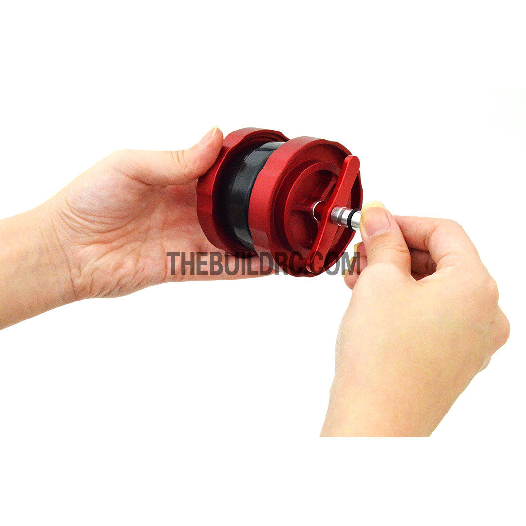 1/10 RC DRIFT Car Alloy Wheel / Rim Tire / Tyre Easy Installer / Uninstaller - Red