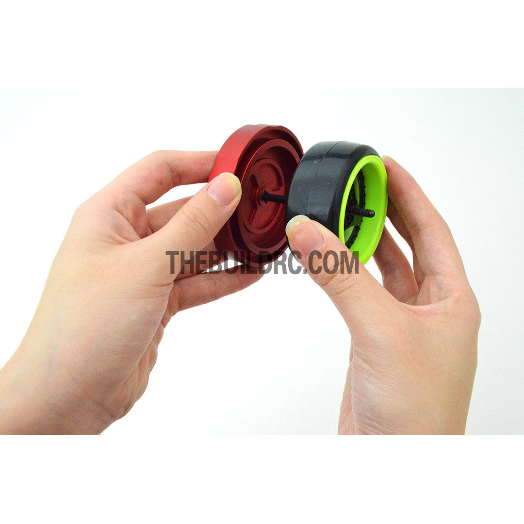 1/10 RC DRIFT Car Alloy Wheel / Rim Tire / Tyre Easy Installer / Uninstaller - Red