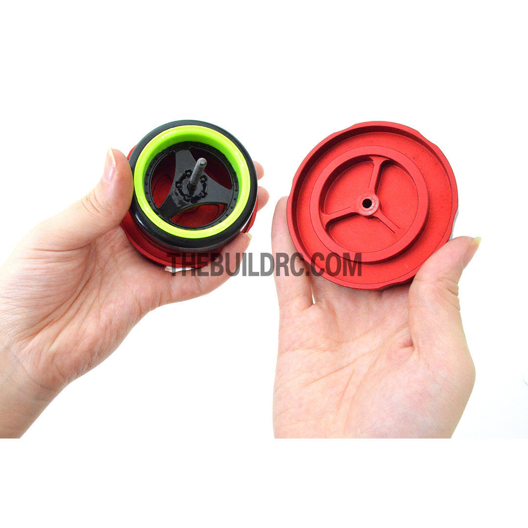 1/10 RC DRIFT Car Alloy Wheel / Rim Tire / Tyre Easy Installer / Uninstaller - Red
