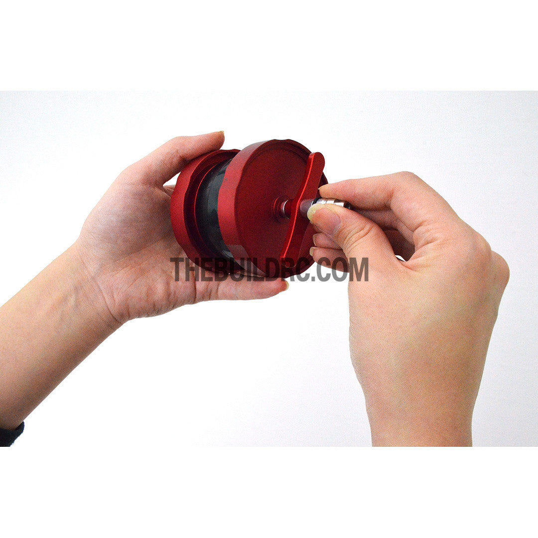 1/10 RC DRIFT Car Alloy Wheel / Rim Tire / Tyre Easy Installer / Uninstaller - Red