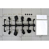 Side Mirror Shell for 1/18 - 1/10 RC Car (6 Pairs) - Black