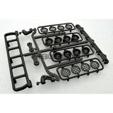 RC Crawler LED Adjustable Roof Light Bar Mount (8 Spotlight) - Black