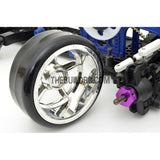 Aluminum Hex Nut Wheel Drive Adaptor for HPI 1/10 SPRINT 2 4pc - Purple