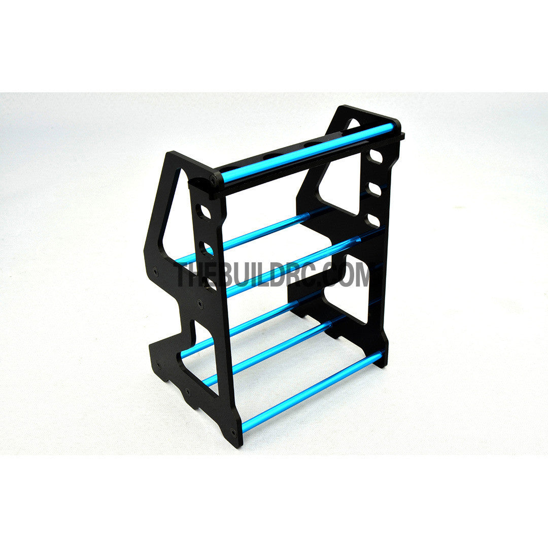 1/10 RC Racing Car Suspension Shock Tyre Wheel Collector - Light Blue