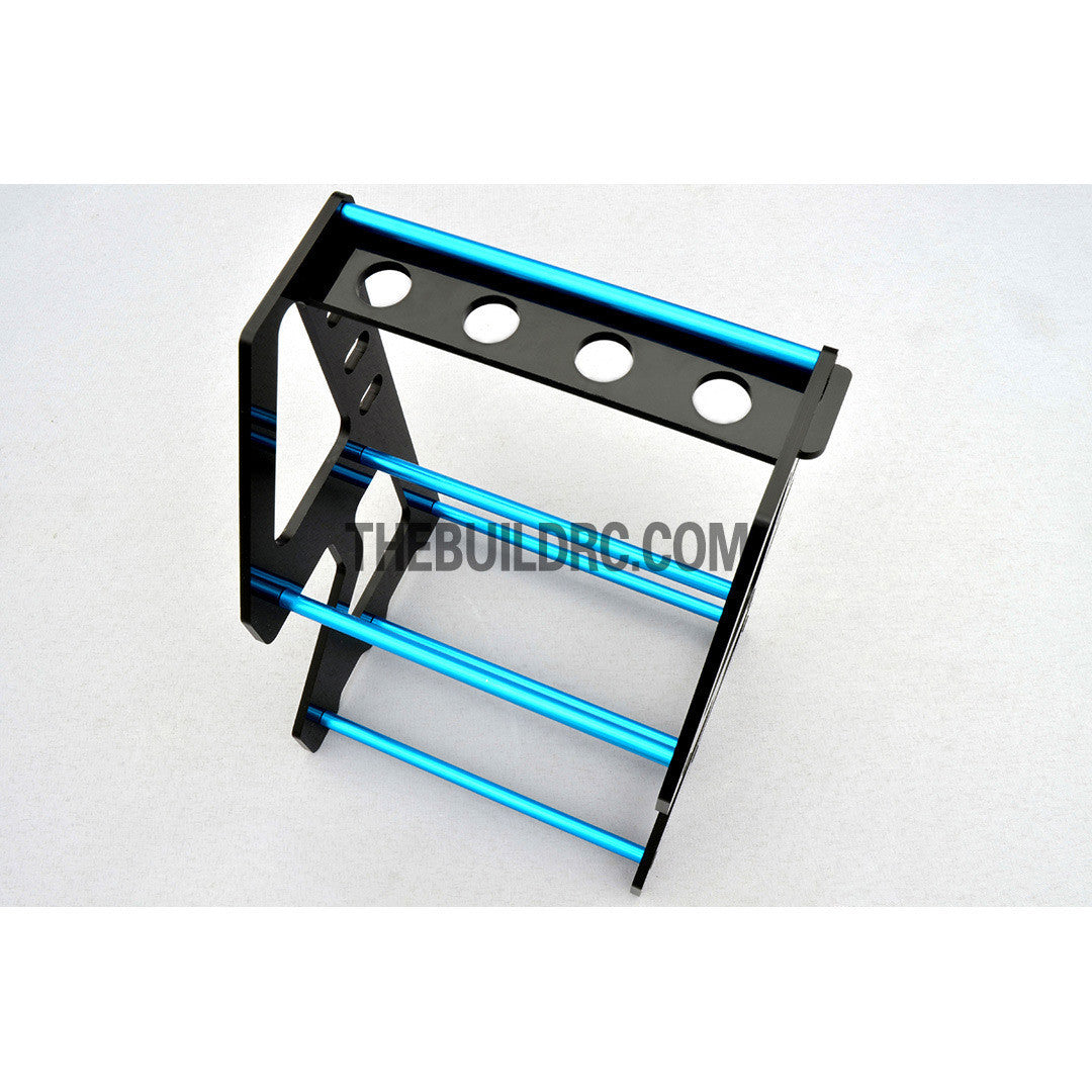 1/10 RC Racing Car Suspension Shock Tyre Wheel Collector - Light Blue