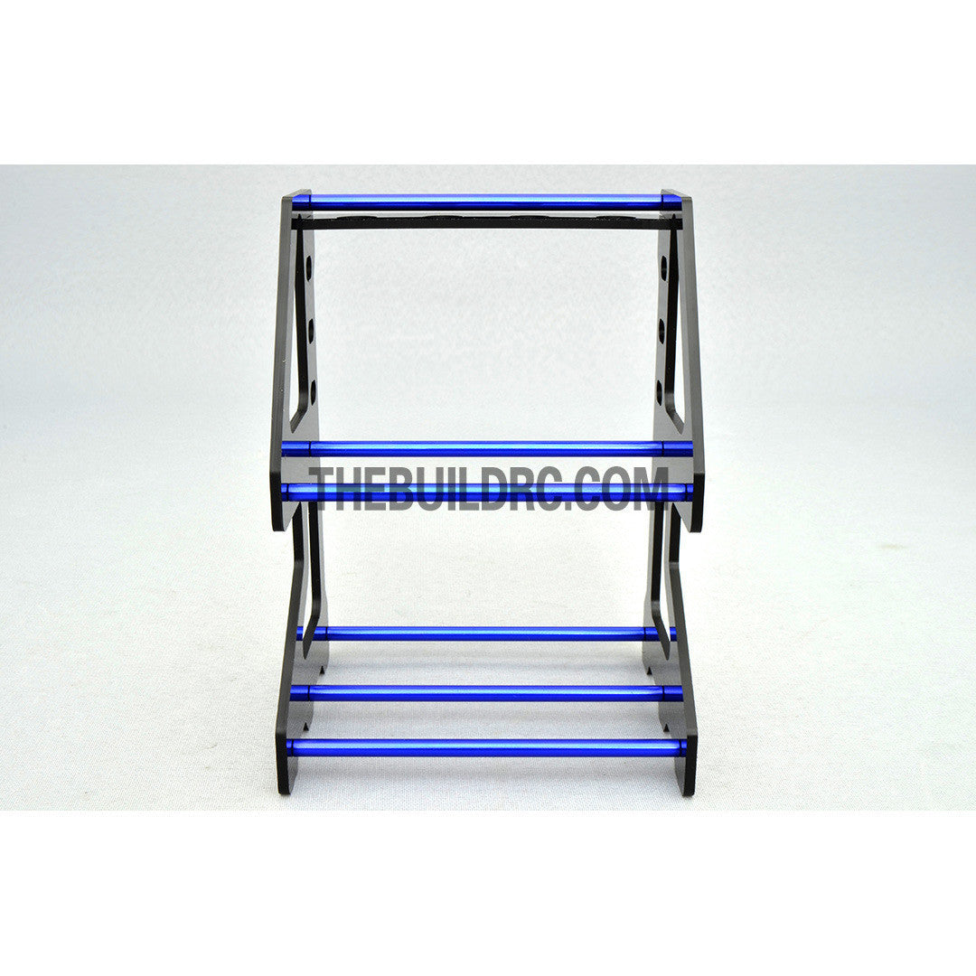 1/10 RC Racing Car Suspension Shock Tyre Wheel Collector - Dark Blue