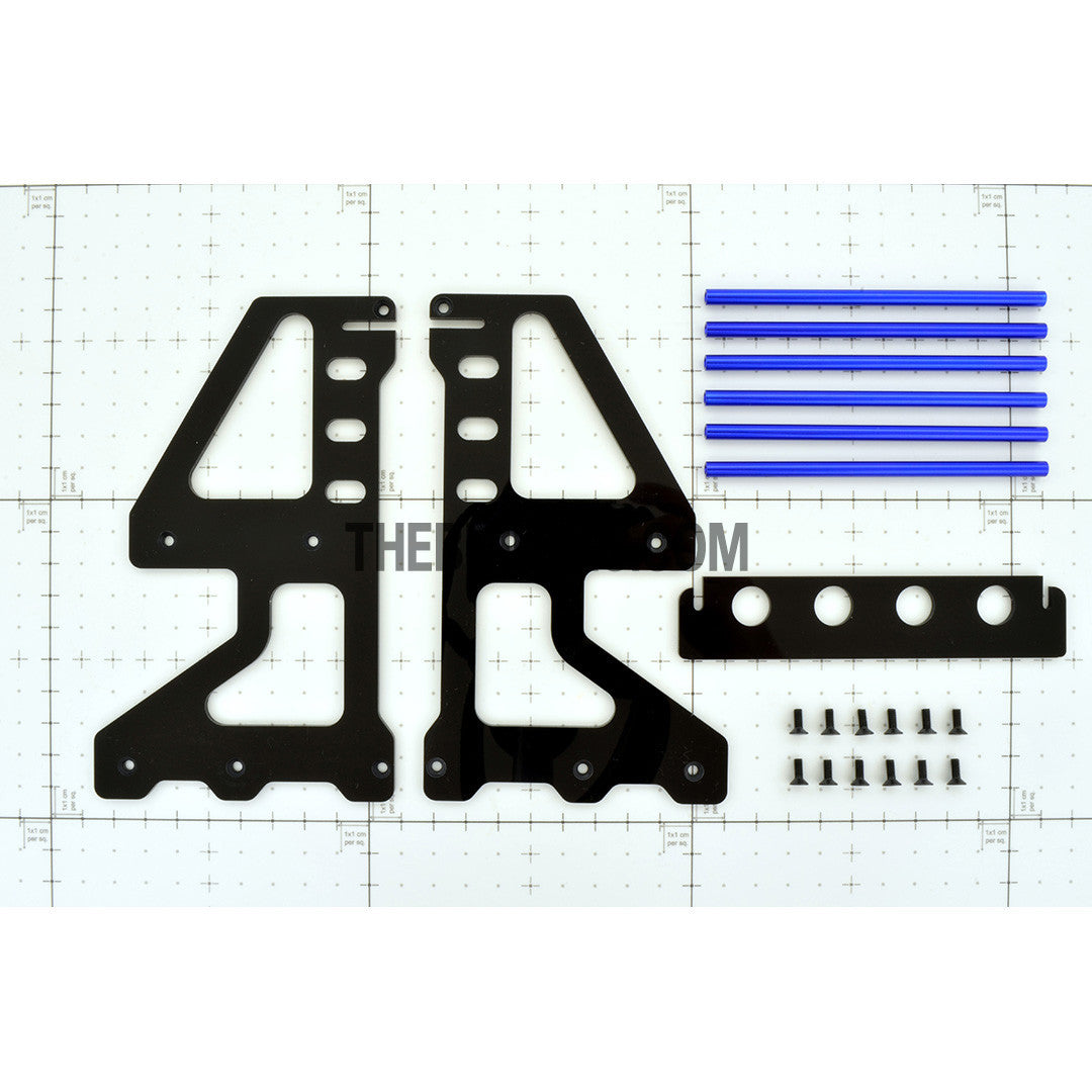 1/10 RC Racing Car Suspension Shock Tyre Wheel Collector - Dark Blue