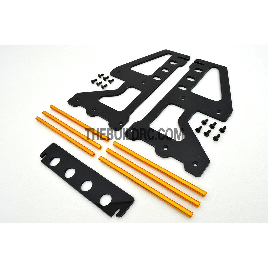 1/10 RC Racing Car Suspension Shock Tyre Wheel Collector - Gold