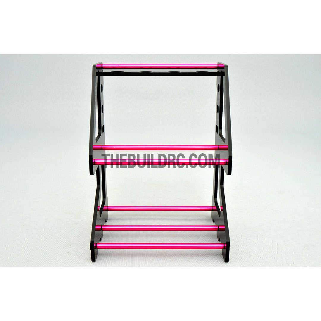 1/10 RC Racing Car Suspension Shock Tyre Wheel Collector - Pink