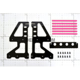 1/10 RC Racing Car Suspension Shock Tyre Wheel Collector - Pink