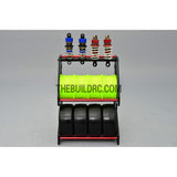 1/10 RC Racing Car Suspension Shock Tyre Wheel Collector - Red