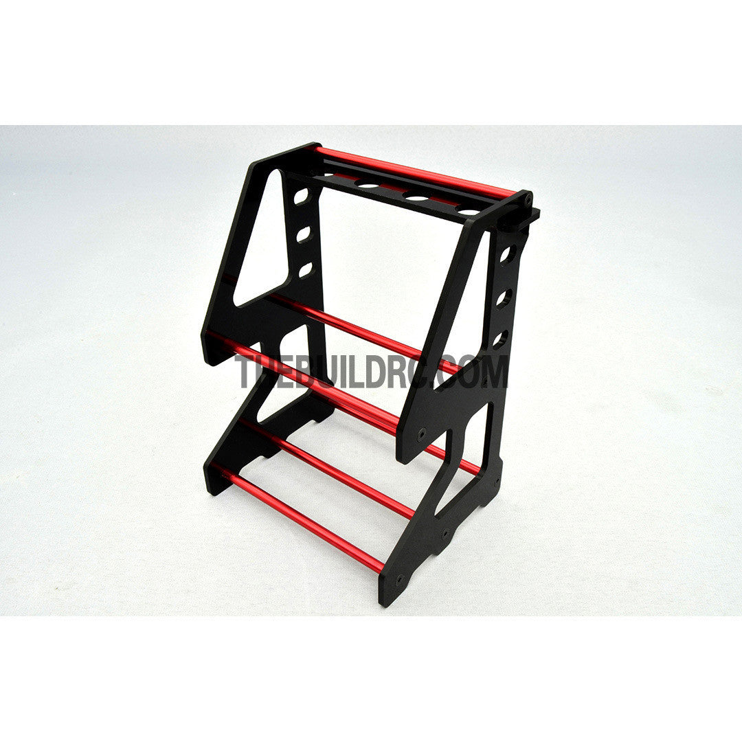 1/10 RC Racing Car Suspension Shock Tyre Wheel Collector - Red