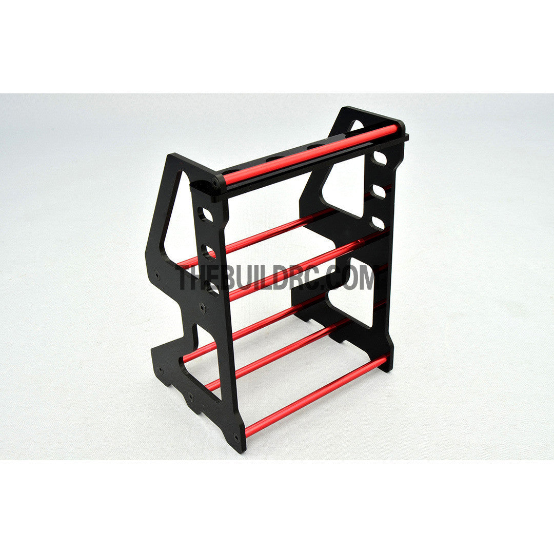 1/10 RC Racing Car Suspension Shock Tyre Wheel Collector - Red