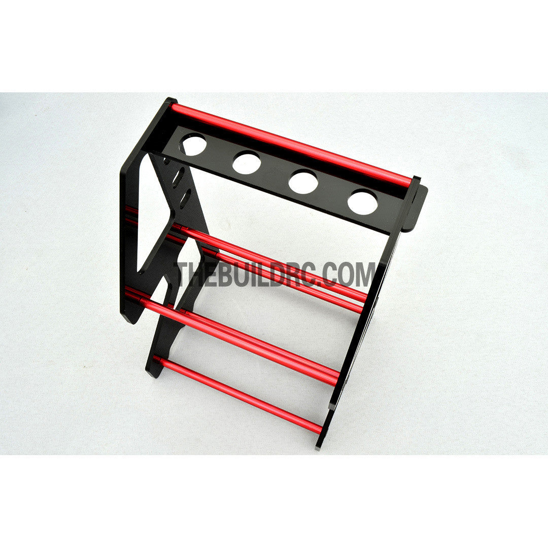 1/10 RC Racing Car Suspension Shock Tyre Wheel Collector - Red