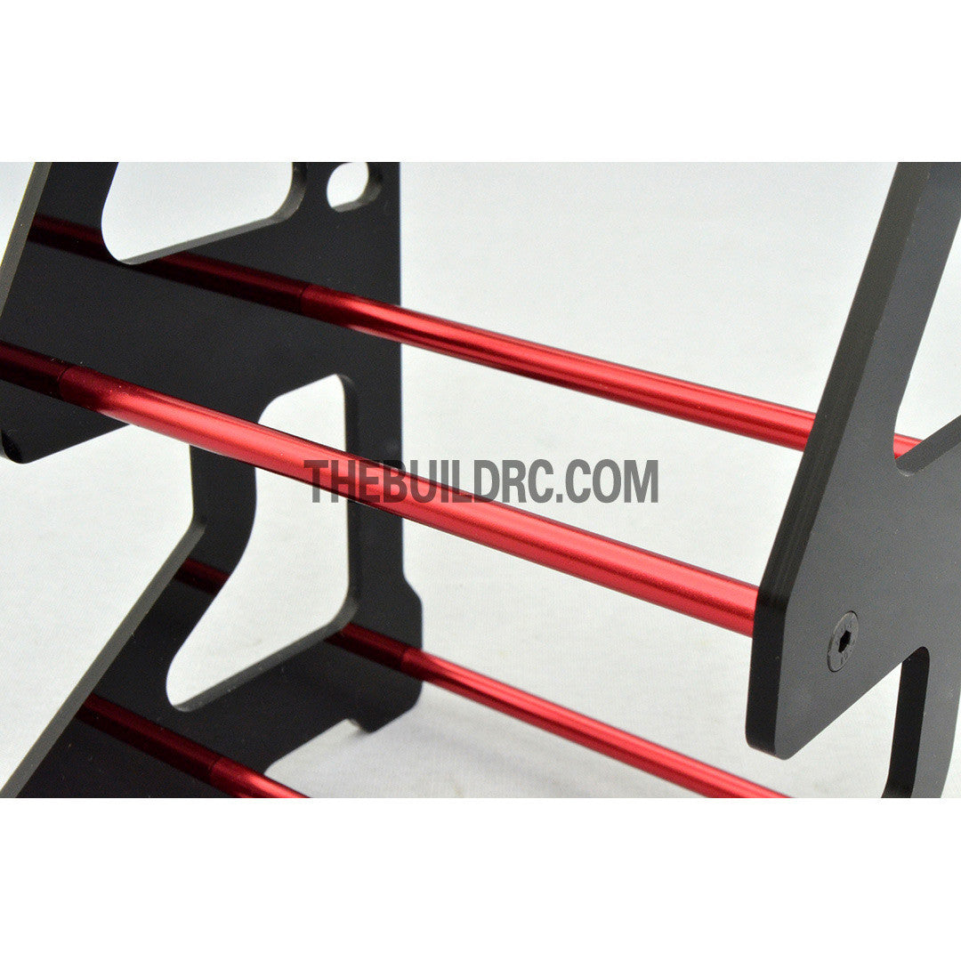 1/10 RC Racing Car Suspension Shock Tyre Wheel Collector - Red