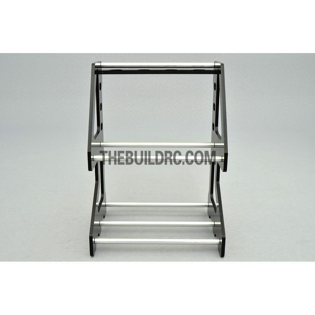 1/10 RC Racing Car Suspension Shock Tyre Wheel Collector - Silver