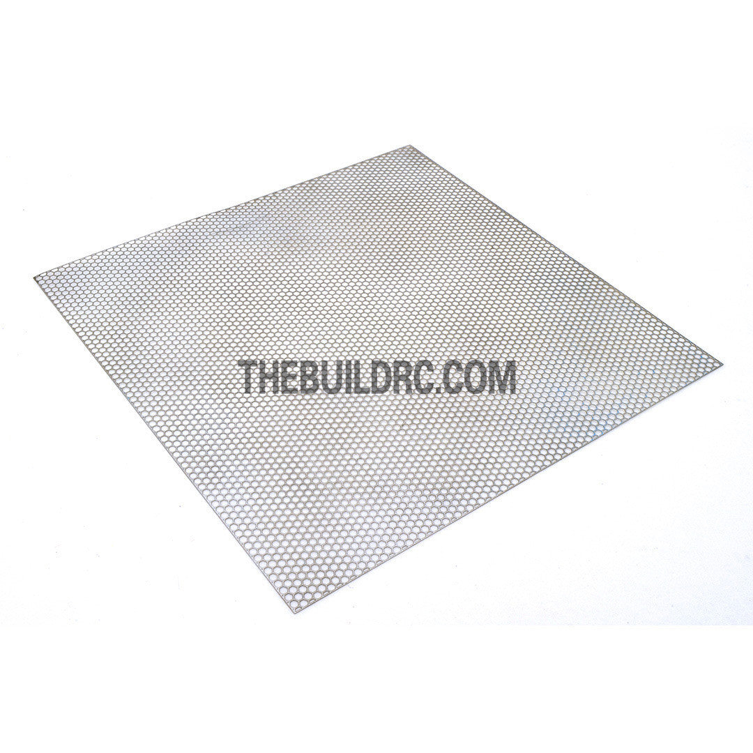 1/10 RC Car 100 x 100mm Small Honeycomb Shape Stainless Steel Stripe Window Netting Net