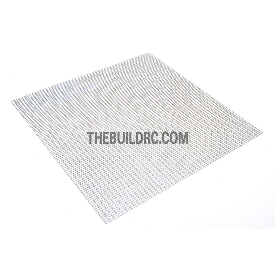 1/10 RC Car 100 x 100mm Rectangular Stainless Steel Stripe Window Netting Net