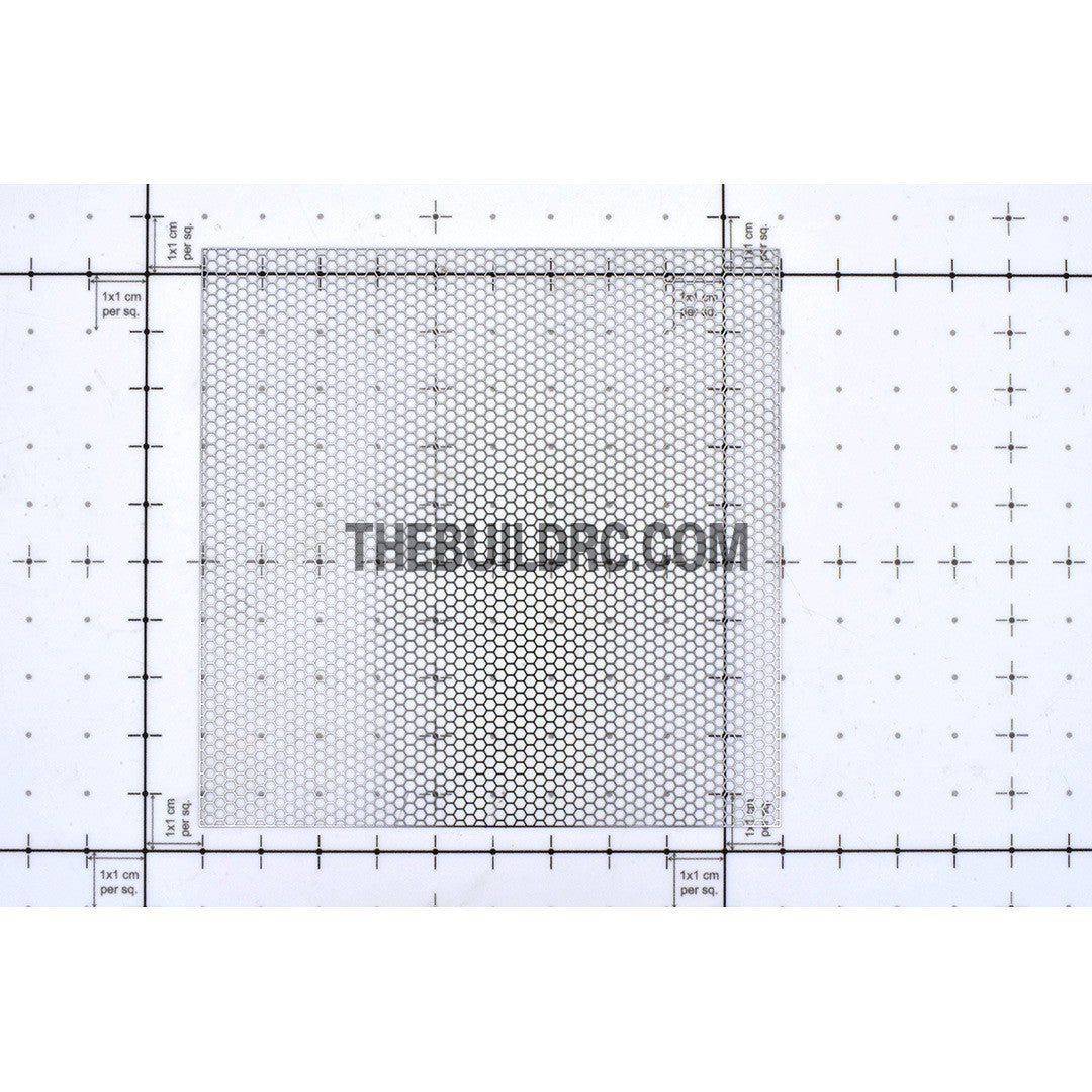 1/10 RC Car 100 x 100mm Big Honeycomb Shape Stainless Steel Stripe Window Netting Net