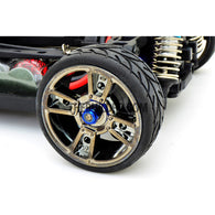 1/18 RC Car 3mm Alloy Wheel Rim Hex Lock Nut 4pcs - Dark Blue
