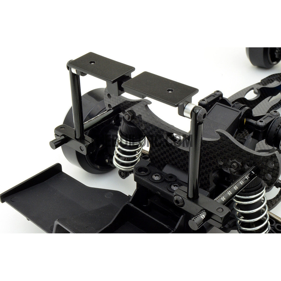 1/10 RC Car Height Adjustable Alloy Stealth Body Stand / Mount - Black