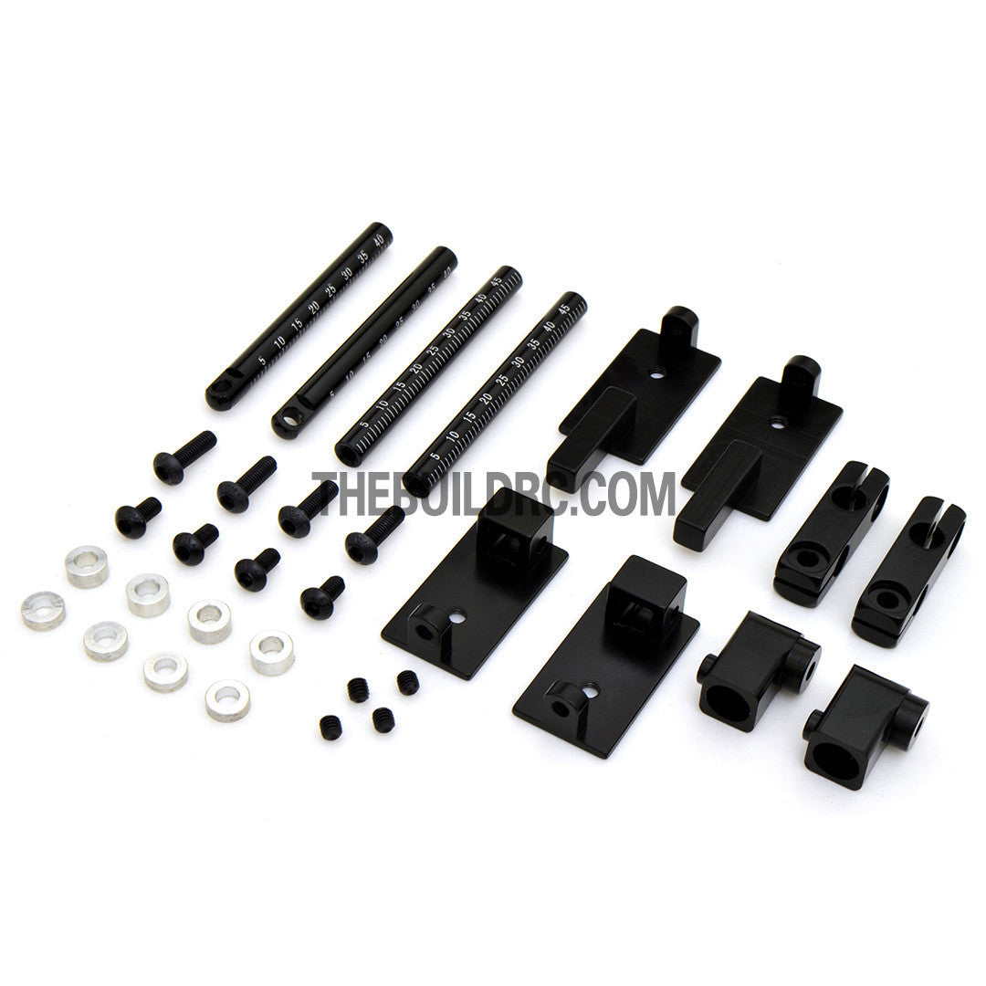 1/10 RC Car Height Adjustable Alloy Stealth Body Stand / Mount - Black