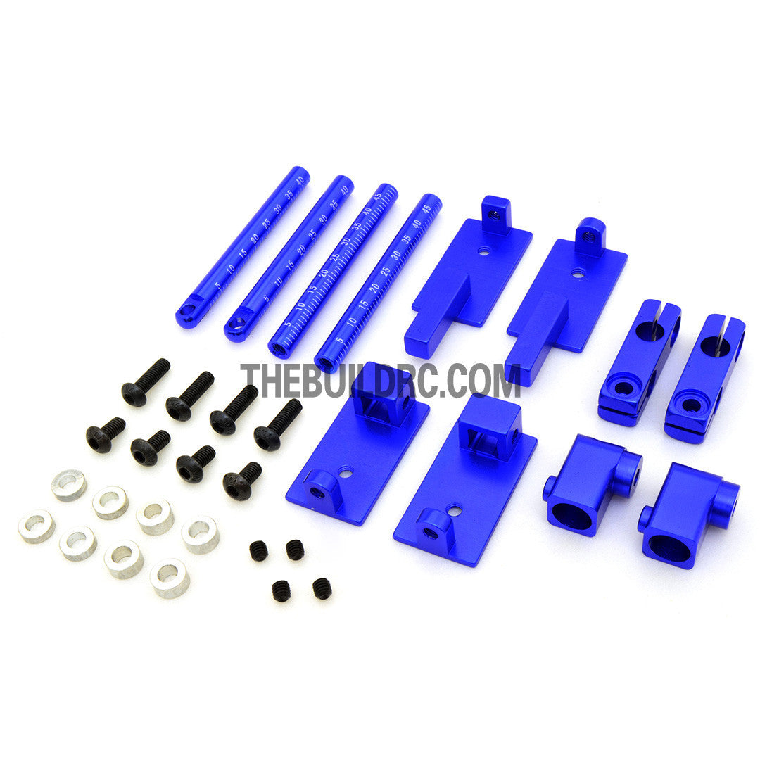 1/10 RC Car Height Adjustable Alloy Stealth Body Stand / Mount - Dark Blue