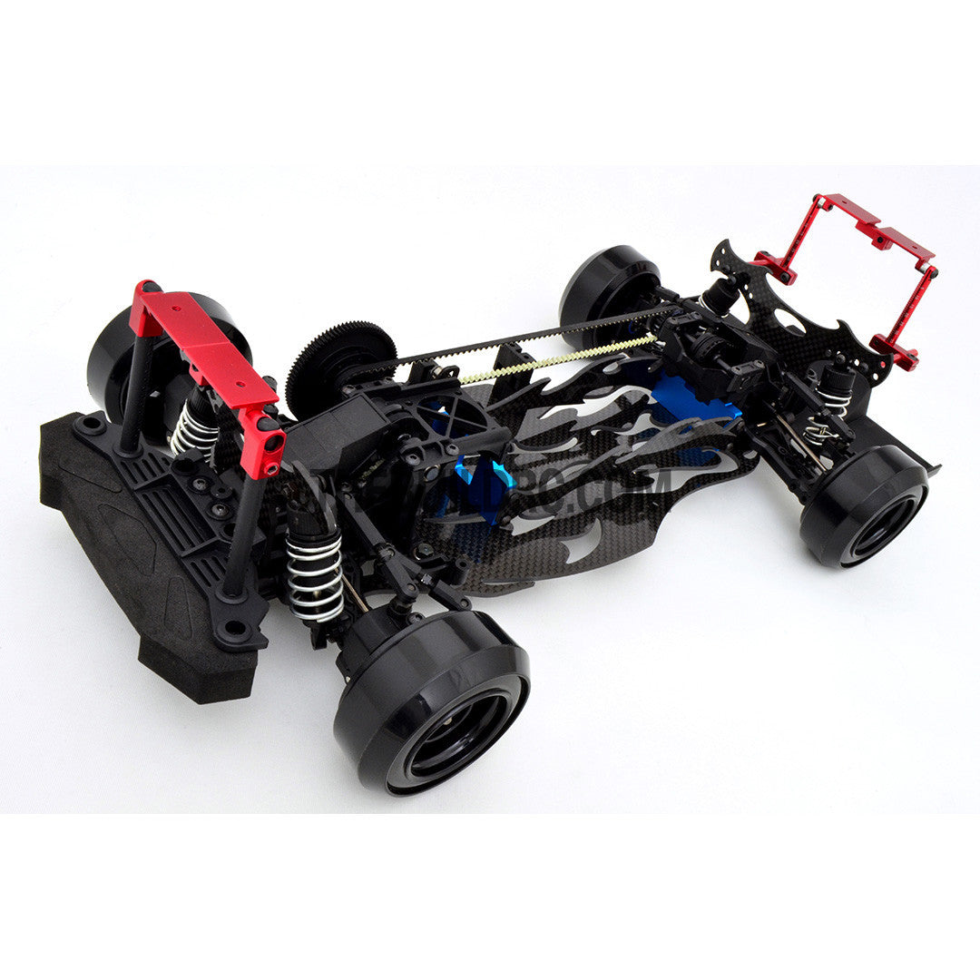 1/10 RC Car Height Adjustable Alloy Stealth Body Stand / Mount - Red