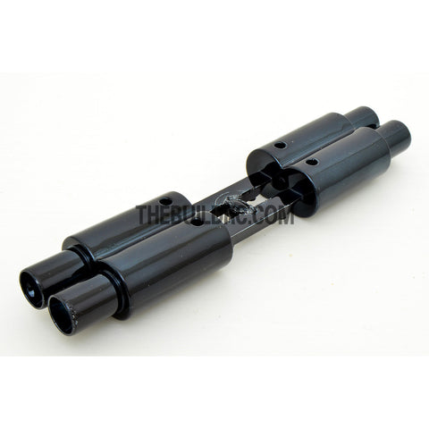 Twin Exhaust Pipe Dummy for 1/10 RC Racing Car - Black