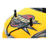 Silicon Du-Bro Body Clip Retainers w/ 4 Body Clips for RC 1/10 Car - Black