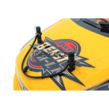 Silicon Du-Bro Body Clip Retainers w/ 4 Body Clips for RC 1/10 Car - Black