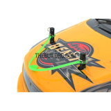 Silicon Du-Bro Body Clip Retainers w/ 4 Body Clips for RC 1/10 Car - Green