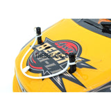 Silicon Du-Bro Body Clip Retainers w/ 4 Body Clips for RC 1/10 Car - White