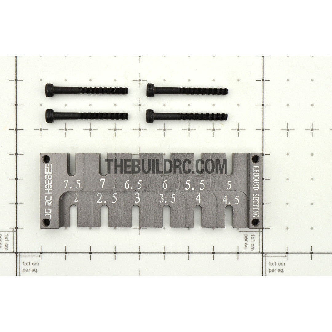 Alloy Suspension Shock Rebound Setting Tool for RC Racing Car - Grey