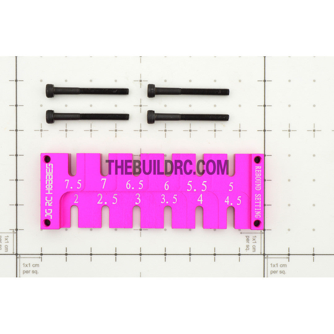 Alloy Suspension Shock Rebound Setting Tool for RC Racing Car - Pink