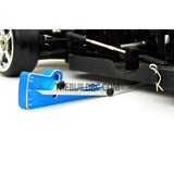 RC Racing Car Alloy Chassis Height Gauge / Viewer - Light Blue
