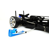 RC Racing Car Alloy Chassis Height Gauge / Viewer - Light Blue