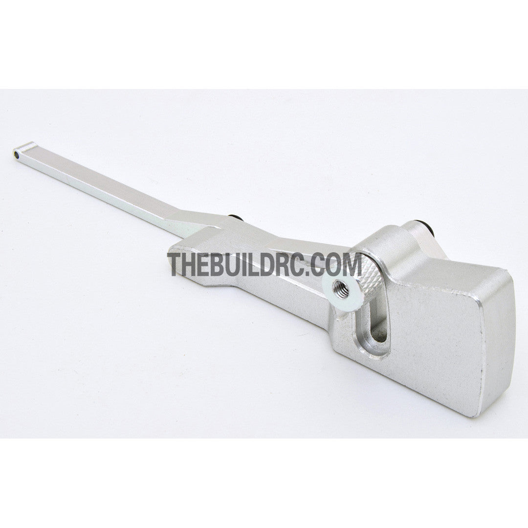 RC Racing Car Alloy Chassis Height Gauge / Viewer - Silver