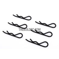 Body Clip for 1/8 RC Buggy Truggy Car (6pcs) - Black