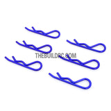Body Clip for 1/8 RC Buggy Truggy Car (6pcs) - Metallic Blue
