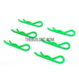 Body Clip for 1/8 RC Buggy Truggy Car (6pcs) - Fluorescent Green