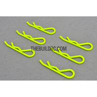 Body Clip for 1/8 RC Buggy Truggy Car (6pcs) - Fluorescent Yellow