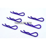 Body Clip for 1/8 RC Buggy Truggy Car (6pcs) - Metallic Purple